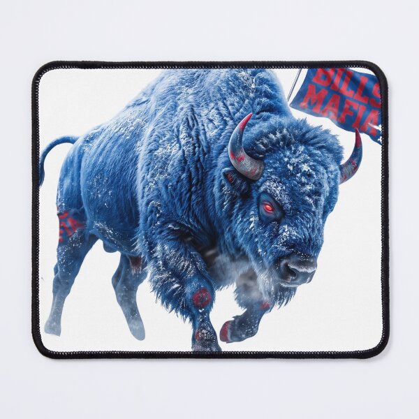Item preview, Bills Mafia Charging Buffalo Blizzard Snowstorm Beast designed and sold by Pandora´s Box.