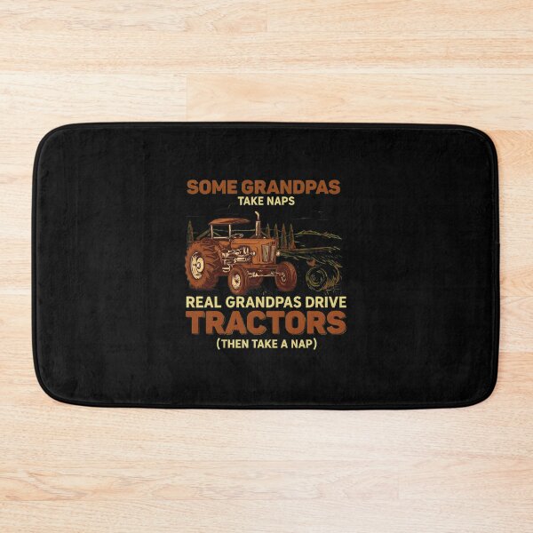 Item preview, Real Grandpas Drive Tractors Grandpa Humor Retro Vehicle designed and sold by kanipelfrebersg.