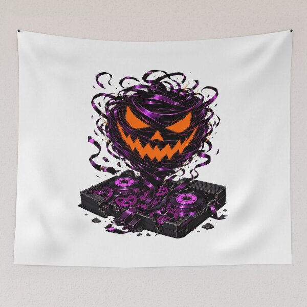 Item preview, Spooky Cassette Tape Pumpkin Music Lover Halloween designed and sold by chattsuede.