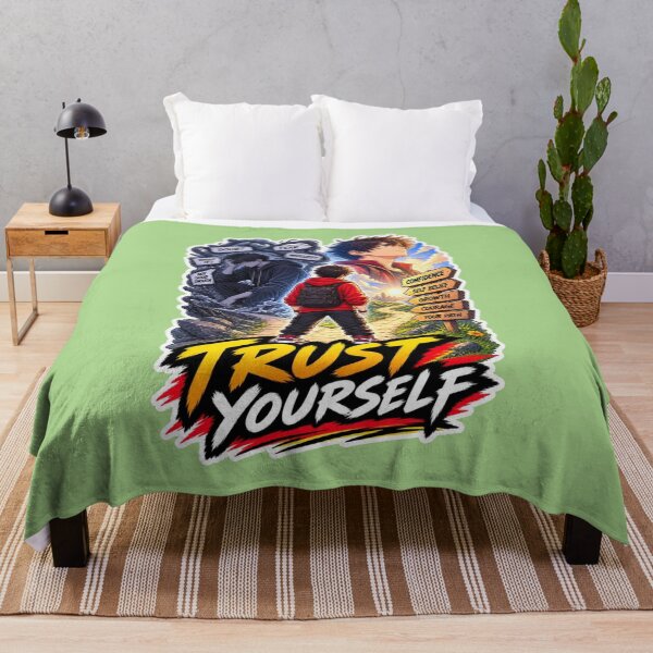Item preview, Trust Yourself-Anime Mental Health & Self Growth Motivation designed and sold by carestazafeli.