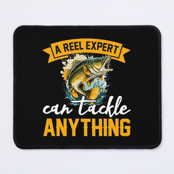 Item preview, Reel Expert Fish Angling Pun Design designed and sold by kanipelfrebersg.