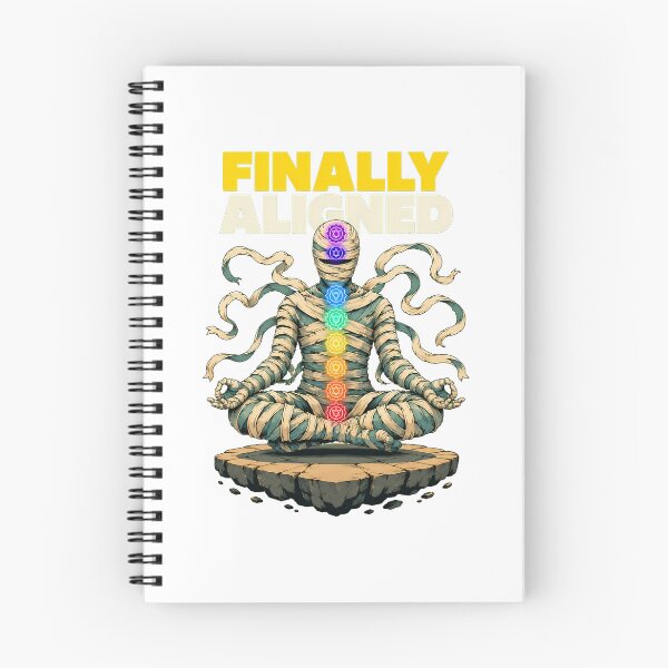 Item preview, Finally Aligned Meditating Mummy Funny Yoga Chakra designed and sold by chattsuede.