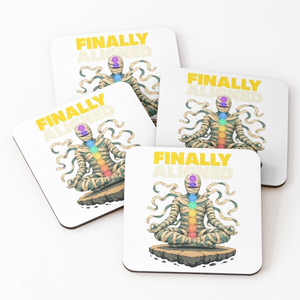 Item preview, Finally Aligned Meditating Mummy Funny Yoga Chakra designed and sold by chattsuede.