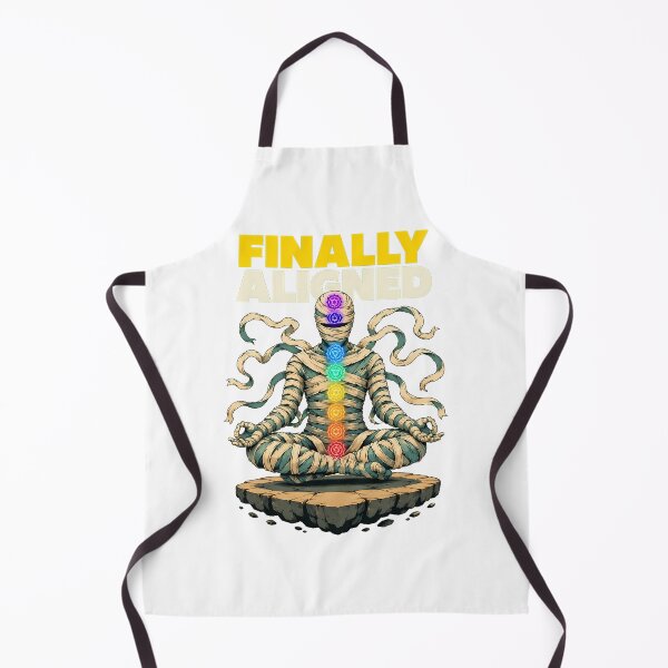Item preview, Finally Aligned Meditating Mummy Funny Yoga Chakra designed and sold by chattsuede.