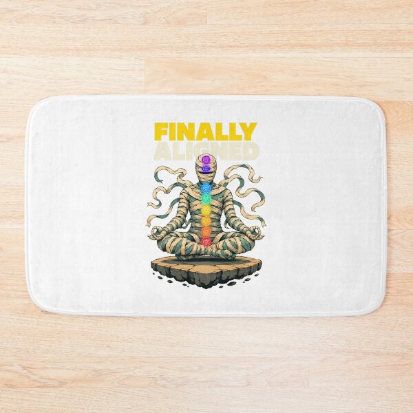 Item preview, Finally Aligned Meditating Mummy Funny Yoga Chakra designed and sold by chattsuede.