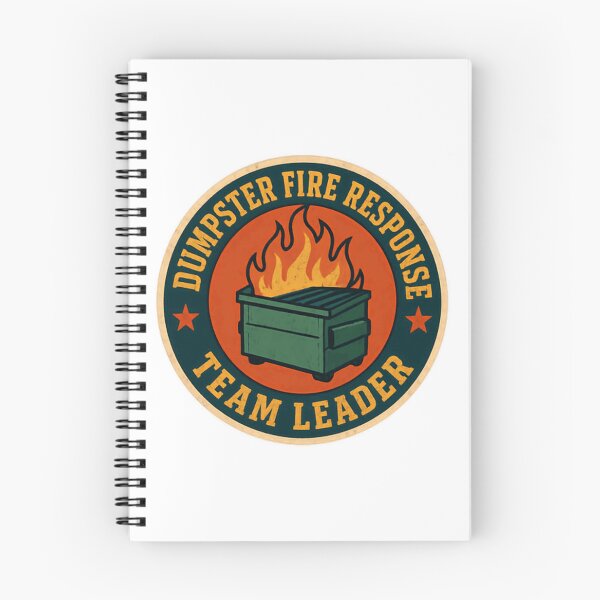 Item preview, Dumpster Fire Response Team Leader Manager Leadership Workplace Humor designed and sold by SkeletonsDanger.