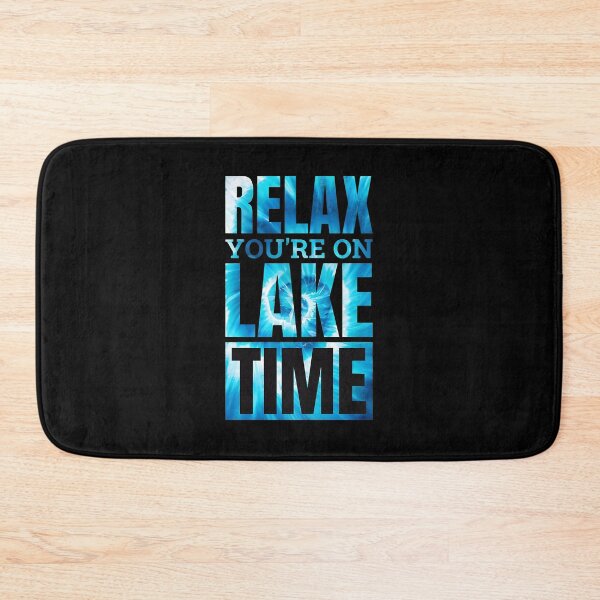 Item preview, Relax You're On Lake Time Blue Tie Dye designed and sold by drapermfraddl.