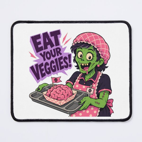 Item preview, Zombie Lunch Lady Halloween Funny Cafeteria Worker designed and sold by chattsuede.