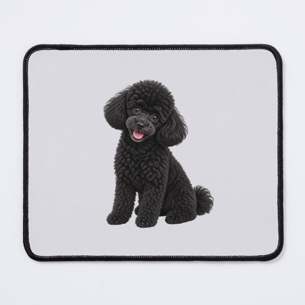 Item preview, Black Mini Poodle designed and sold by BackgroundND.