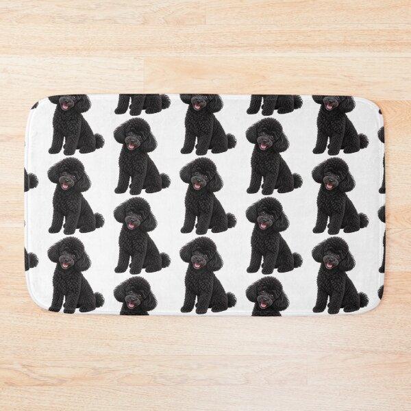 Item preview, Black Mini Poodle designed and sold by BackgroundND.