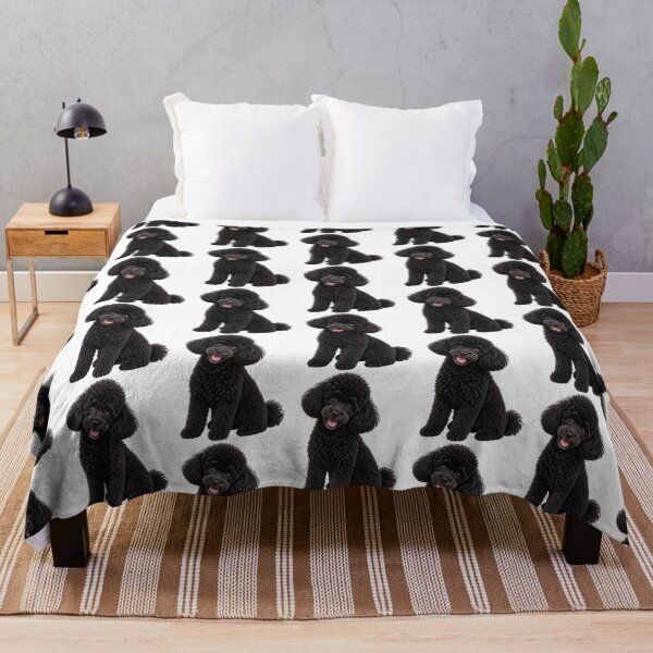 Item preview, Black Mini Poodle designed and sold by BackgroundND.