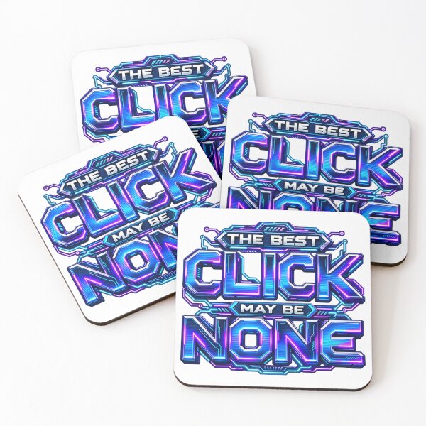 Item preview, The Best Click May Be None Cyber Trading Patience designed and sold by VolatilityEdge.