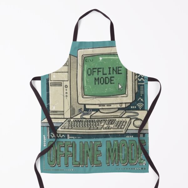 Item preview, Offline Mode Retro 90s CRT Computer designed and sold by FABIOLA1970.