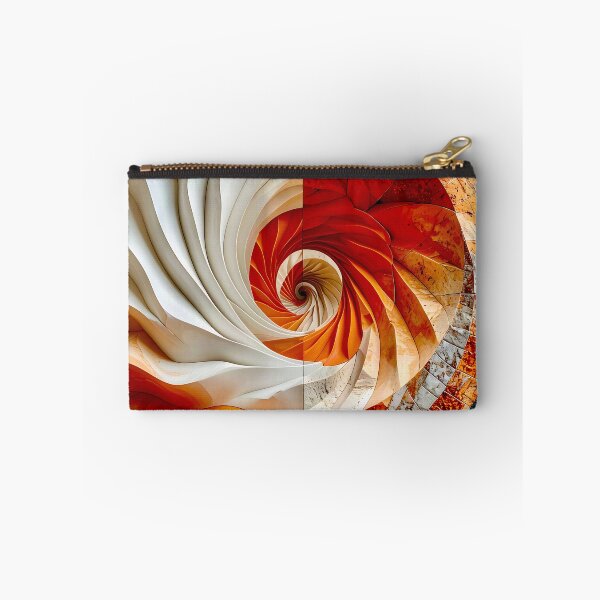 Item preview, Terracotta Clay and Slate Geometric Spiral designed and sold by Vicky Brago-Mitchell®.