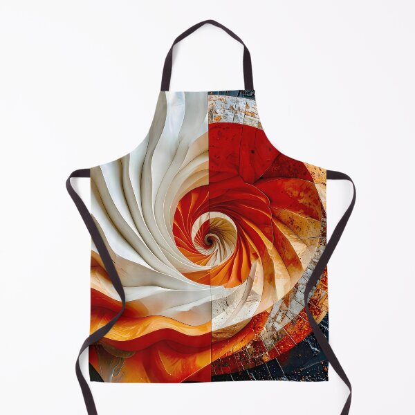 Item preview, Terracotta Clay and Slate Geometric Spiral designed and sold by Vicky Brago-Mitchell®.