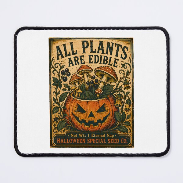 Item preview, Gothic Poison Garden Seed Spooky Botanical Pumpkin designed and sold by chattsuede.