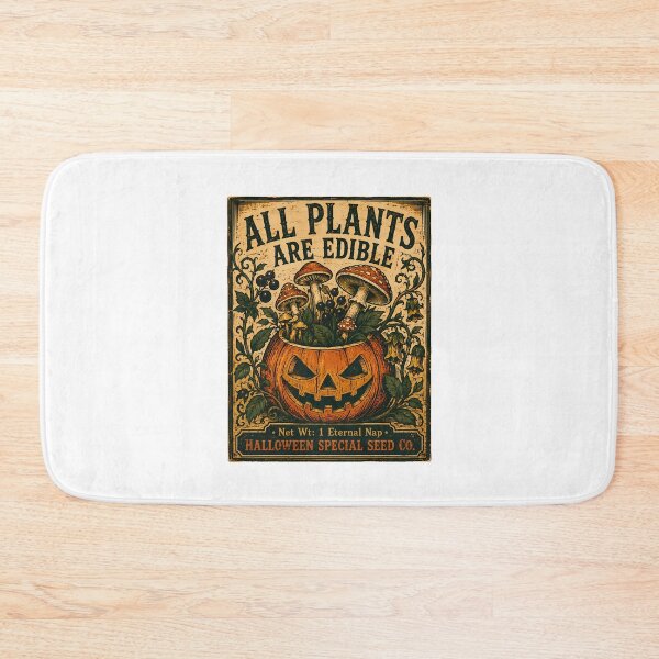 Item preview, Gothic Poison Garden Seed Spooky Botanical Pumpkin designed and sold by chattsuede.