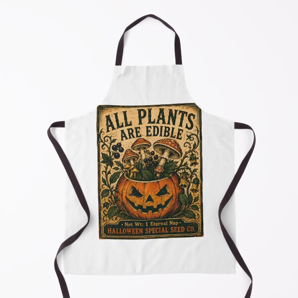 Item preview, Gothic Poison Garden Seed Spooky Botanical Pumpkin designed and sold by chattsuede.