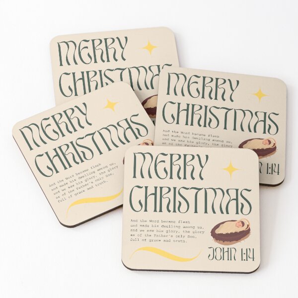 Item preview, Merry Christmas The Word Became Flesh – John 1:14 designed and sold by shopfindingbeni.