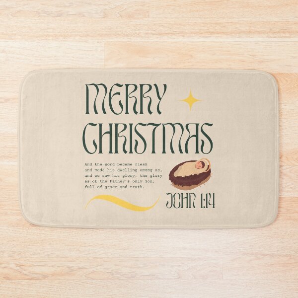 Item preview, Merry Christmas The Word Became Flesh – John 1:14 designed and sold by shopfindingbeni.