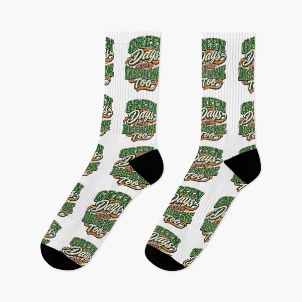 Item preview, Green Days Need Discipline Too Retro Trading Wisdom designed and sold by VolatilityEdge.