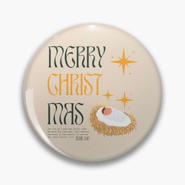Item preview, Merry Christmas Baby Jesus Nativity – John 3:16 designed and sold by shopfindingbeni.