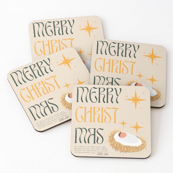 Item preview, Merry Christmas Baby Jesus Nativity – John 3:16 designed and sold by shopfindingbeni.