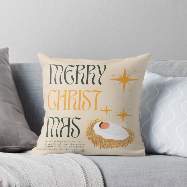 Item preview, Merry Christmas Baby Jesus Nativity – John 3:16 designed and sold by shopfindingbeni.