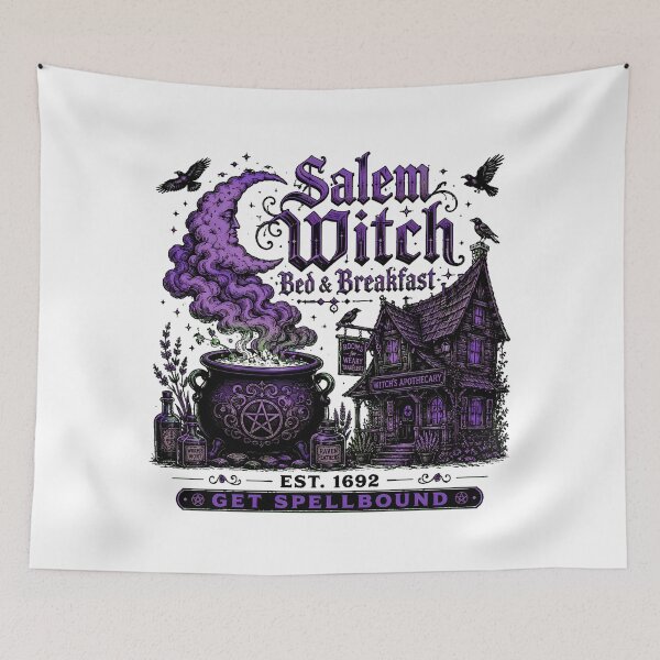 Item preview, Salem Witch Bed And Breakfast Gothic Spooky Apothecary designed and sold by chattsuede.