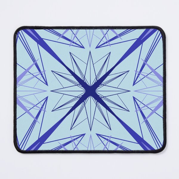 Item preview, Geometric Star Design in Blues designed and sold by KathyLav.