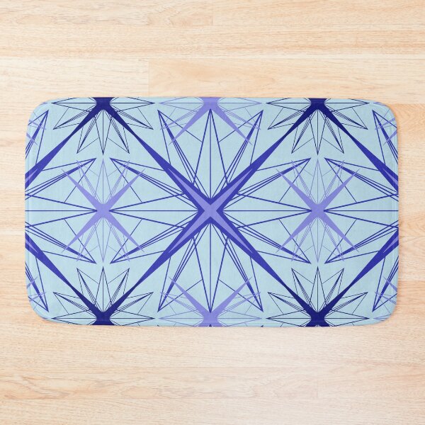 Item preview, Geometric Star Design in Blues designed and sold by KathyLav.