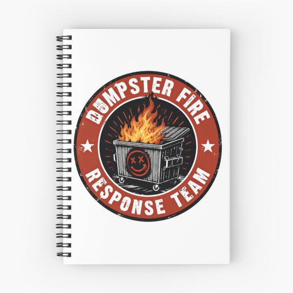 Item preview, Dumpster Fire Response Team Sarcastic Humor Chaos Meme designed and sold by SkeletonsDanger.
