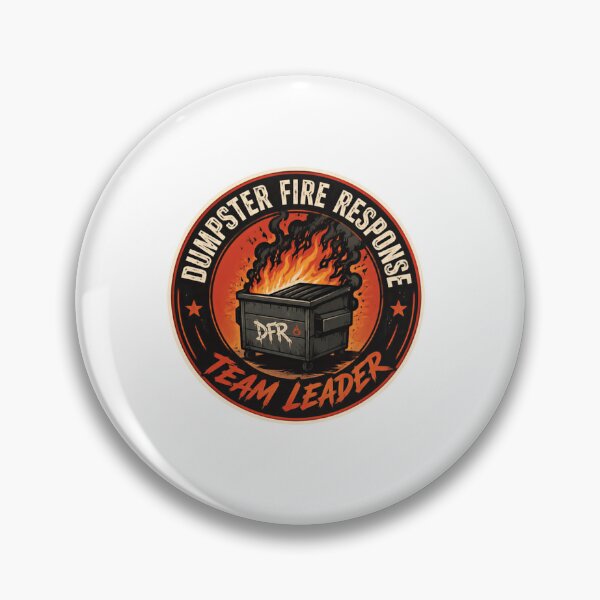 Item preview, Dumpster Fire Response Team Leader Funny Manager Workplace Humor Sarcastic Coworker designed and sold by SkeletonsDanger.