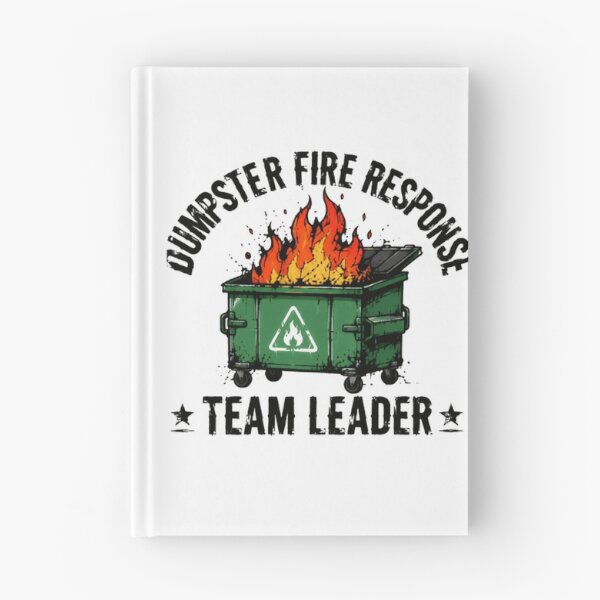Item preview, Dumpster Fire Response Team Leader Funny Manager Workplace Humor designed and sold by SkeletonsDanger.