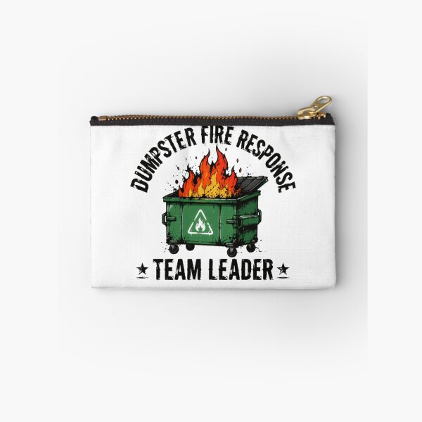 Item preview, Dumpster Fire Response Team Leader Funny Manager Workplace Humor designed and sold by SkeletonsDanger.