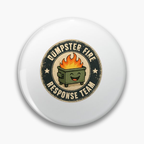 Item preview, Dumpster Fire Response Team Workplace Humor Crisis Management Coworker designed and sold by SkeletonsDanger.