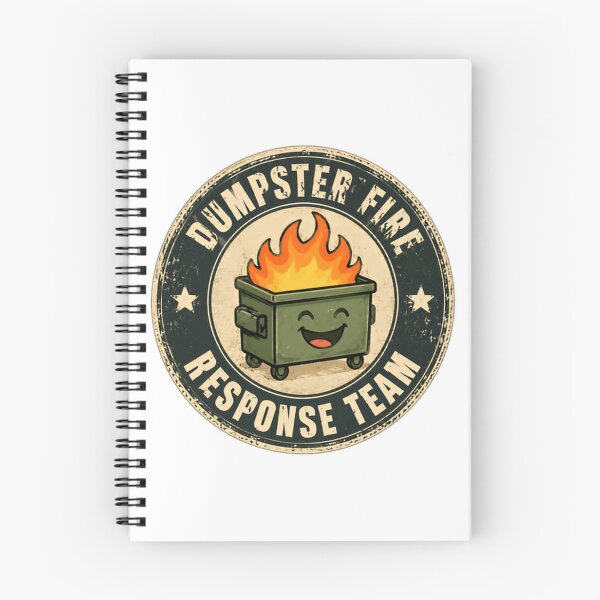 Item preview, Dumpster Fire Response Team Workplace Humor Crisis Management Coworker designed and sold by SkeletonsDanger.