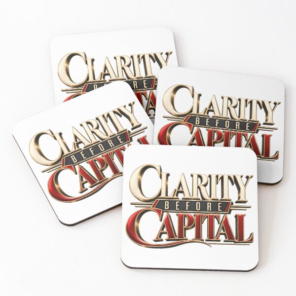 Item preview, Clarity Before Capital Luxury Trading Mindset designed and sold by VolatilityEdge.