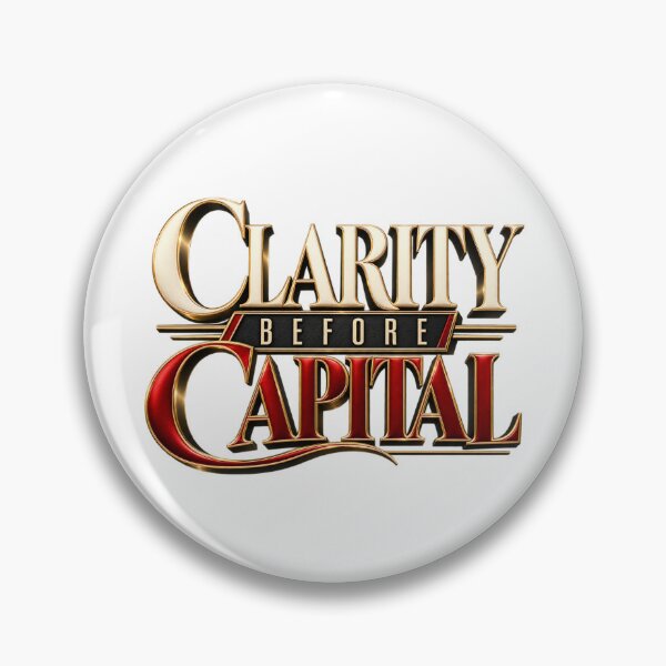 Item preview, Clarity Before Capital Luxury Trading Mindset designed and sold by VolatilityEdge.