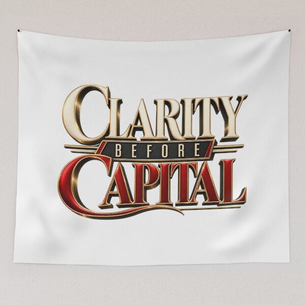 Item preview, Clarity Before Capital Luxury Trading Mindset designed and sold by VolatilityEdge.