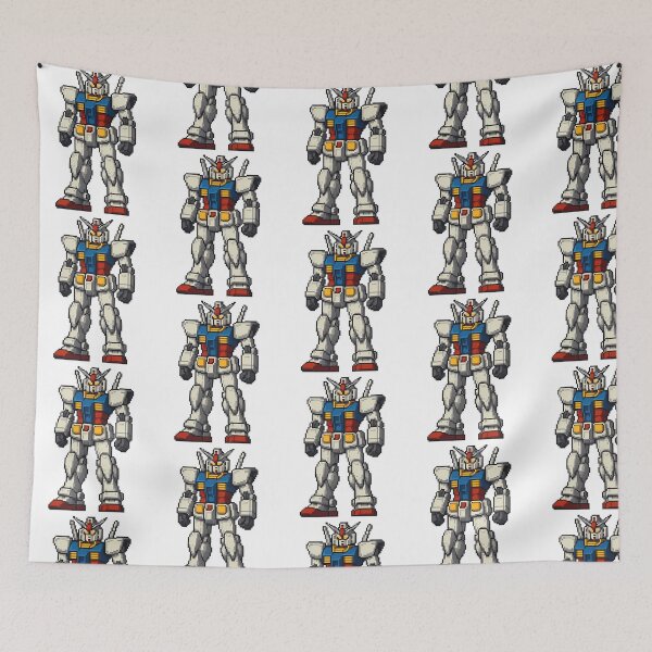 Item preview, Rx-78-2 Gundam Pixel Art  Retro Mecha Design designed and sold by emmons-ulrike.
