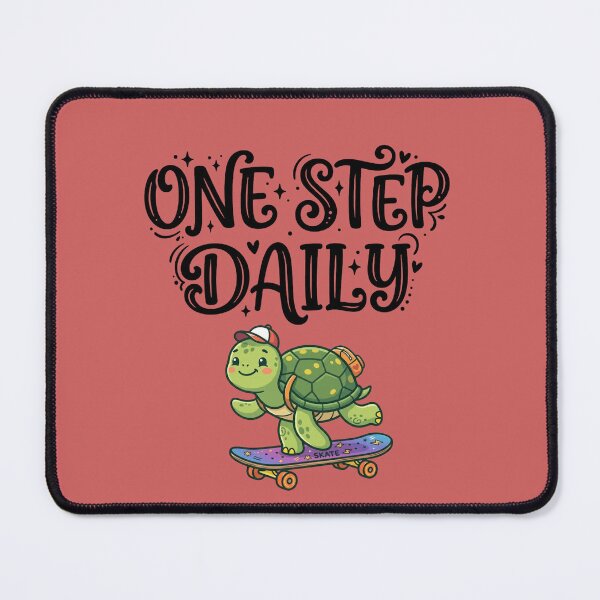 Item preview, One Step Daily Quote – Consistency & Growth Motivation Design designed and sold by WallMuseStudio .