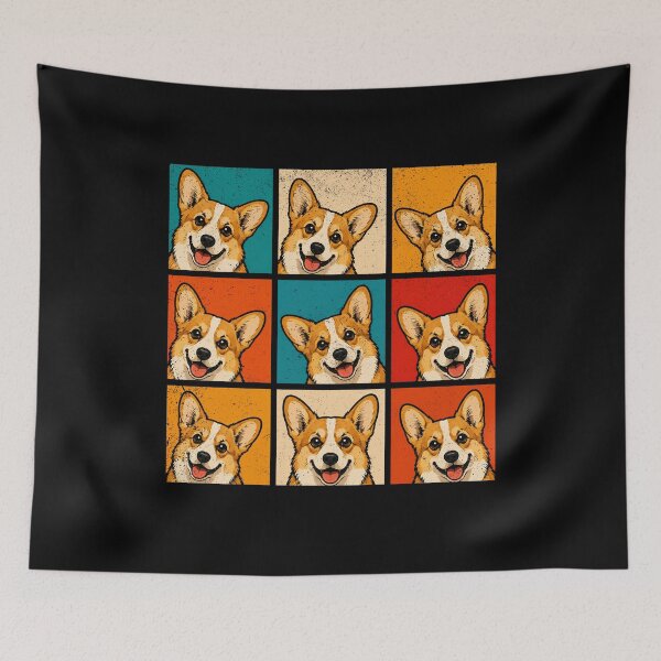 Item preview, POP ART - CORGI | | Pets and Dogs lovers for Men and Women t-shirt designed and sold by panchiTWO.