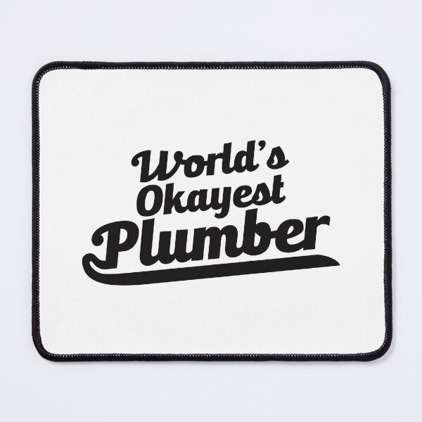 Item preview, World's Okayest Plumber - Typographic Design designed and sold by Vector-Artist.