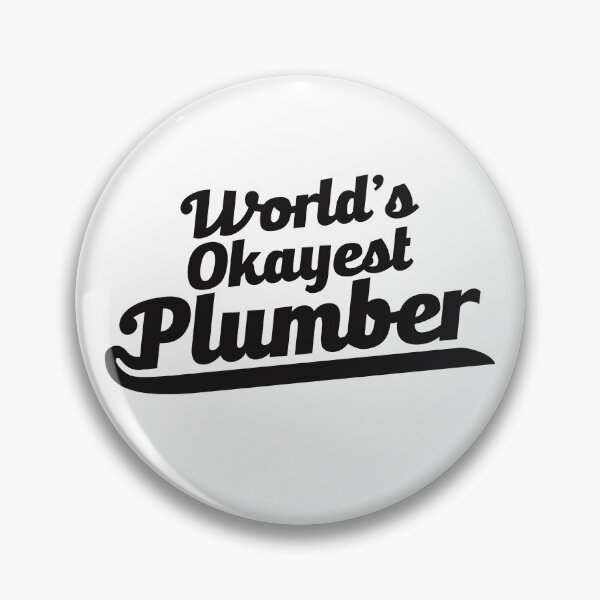 Item preview, World's Okayest Plumber - Typographic Design  designed and sold by Vector-Artist.