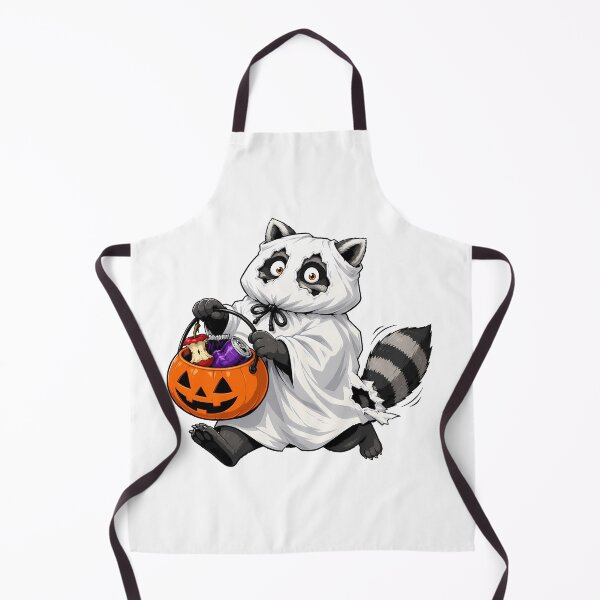 Item preview, Spooky Ghost Raccoon Halloween Trash Panda designed and sold by chattsuede.