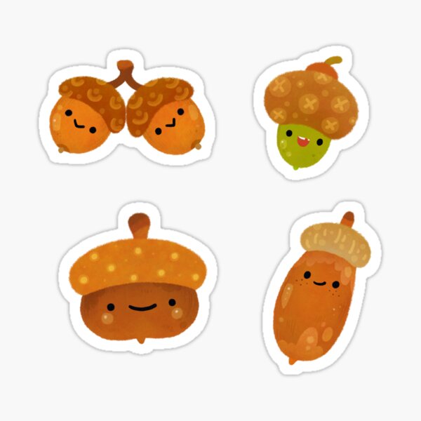 Acorns Sticker