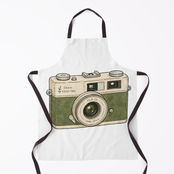 Item preview, Sage Green 35mm Film Camera – Vintage Analog Photography designed and sold by MoodMeow Paper & Ink.