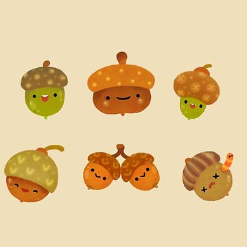 Artwork thumbnail, Acorns by pikaole