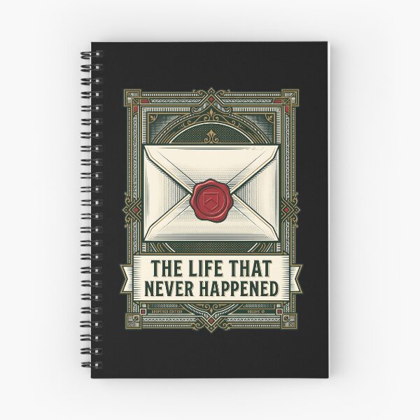 Item preview, The Life That Never Happened Vintage Envelope Book Cover designed and sold by SplashTastic.